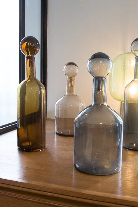 bouteilles en verre decoration