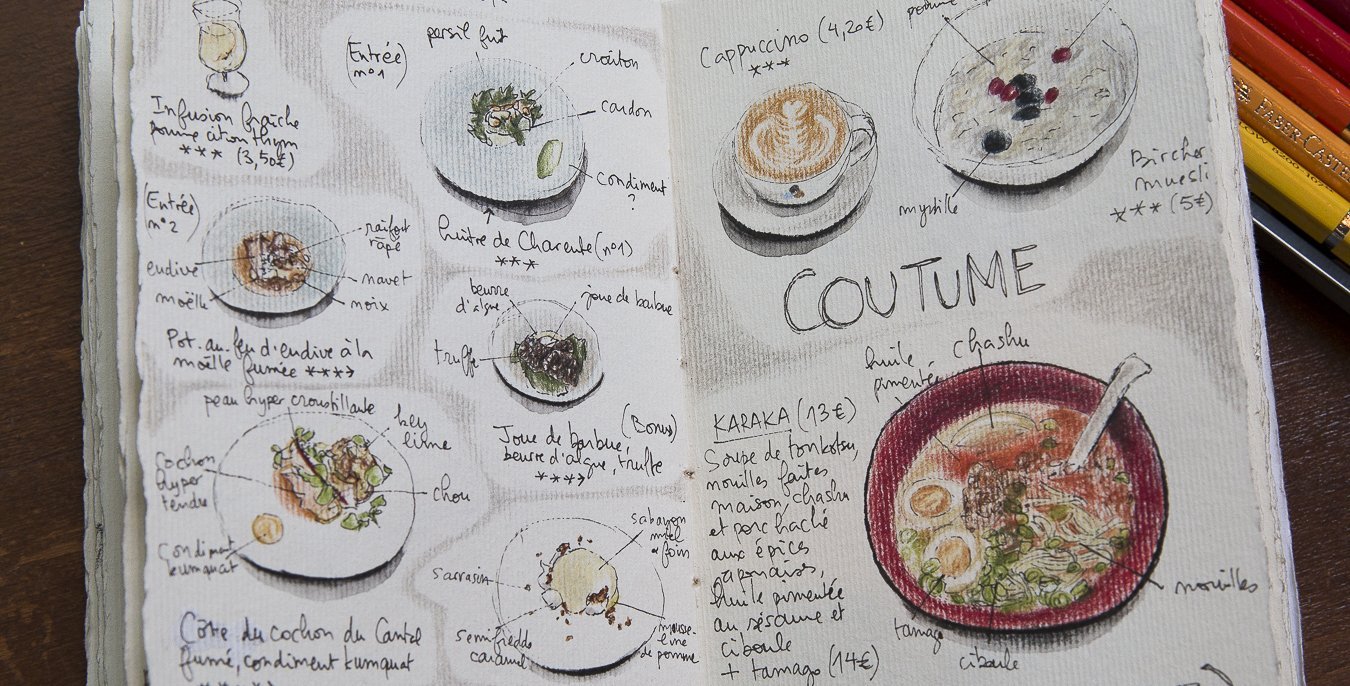 carnet de dessins Eliane Cheung