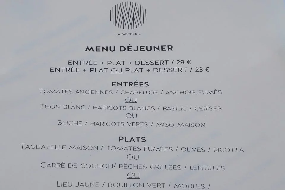 Restaurant La Mercerie à Marseille