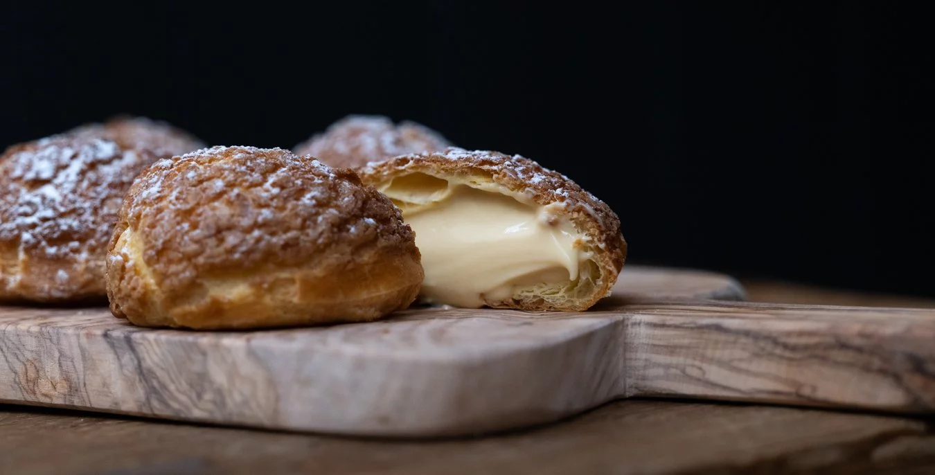 choux a la crème ouvert